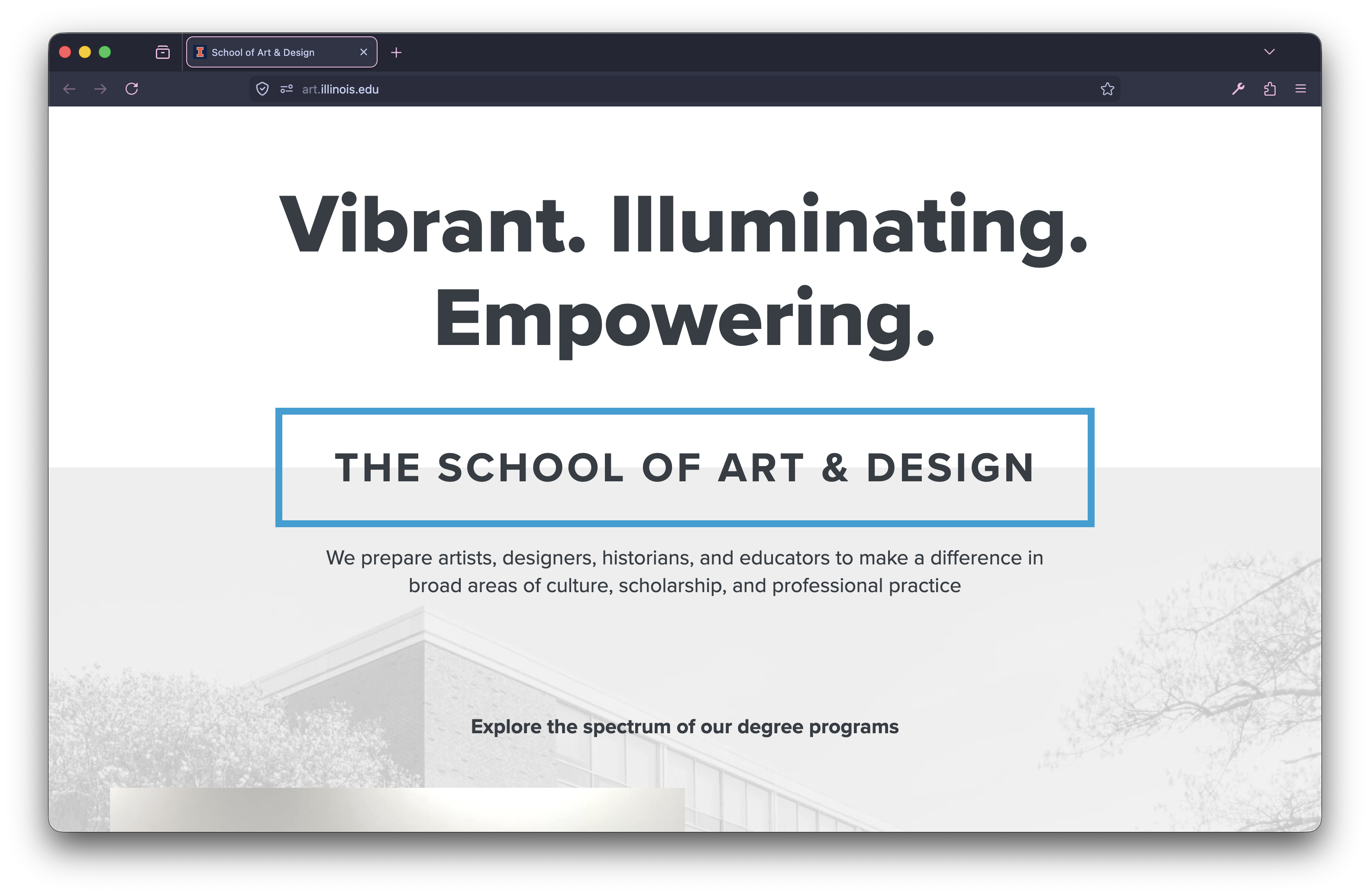 School of Art & Design